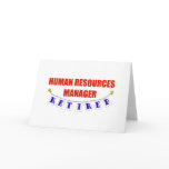 RETIRED HUMAN RESOURCE MGR GREETING CARDS