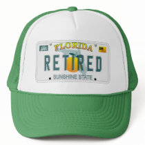 Retired in Florida hat by hikingviking Retired in Florida hat
