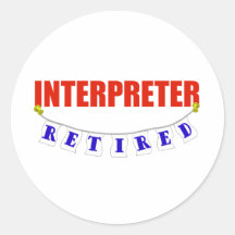 RETIRED INTERPRETER STICKERS