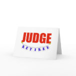 RETIRED JUDGE cards