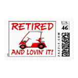 Retired & Lovin It stamps