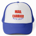 RETIRED MAIL CARRIER hats by NotWorking RETIRED MAIL CARRIER hats