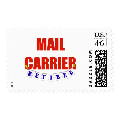 RETIRED MAIL CARRIER STAMP by NotWorking