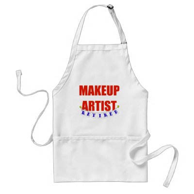 RETIRED MAKEUP ARTIST APRON by NotWorking