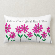 Retired Nun Nap PIllow Pink Daisies