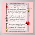 Retired Nurse Canvas Art Poem  by Gail Gabel,RN posters