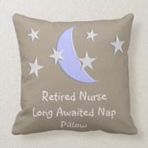 Retired Nurse Nap Pillow