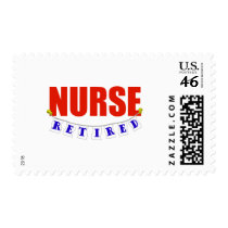RETIRED NURSE POSTAGE STAMP