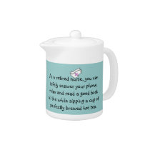 Retired  Nurse Teapot