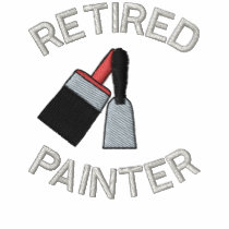 Retired Painter Embroidered Shirt embroidered shirts