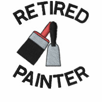 Retired Painter Embroidered Shirt embroidered shirts