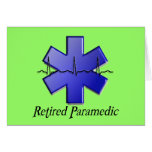Retired Paramedic Gifts Greeting Card