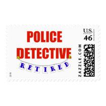 RETIRED POLICE DETECTIVE postage by NotWorking RETIRED POLICE DETECTIVE postage