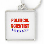 RETIRED POLITICAL SCIENTIST KEYCHAINS