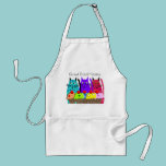 Retired Postal Worker Apron Cats aprons