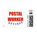 RETIRED POSTAL WORKER postage by NotWorking RETIRED POSTAL WORKER postage