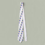 Retired Postal Worker "Thoughts" Funny Zip codes Tie