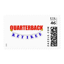 RETIRED QUARTERBACK postage