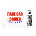 RETIRED RACE CAR DRIVER postage