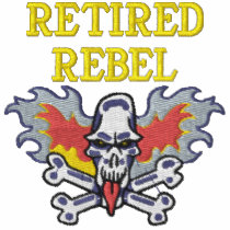 Retired Rebel Embroidered Shirt embroidered shirts