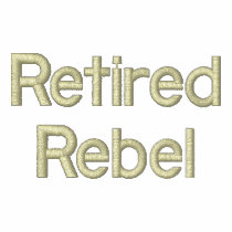 Retired Rebel Embroidered Shirt embroidered shirts