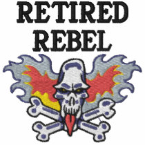 Retired Rebel Embroidered Shirt embroidered shirts by retirementgifts Retired Rebel Embroidered Shirt embroidered shirts