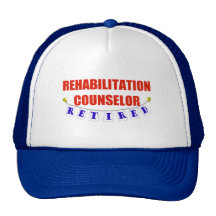 RETIRED REHAB COUNSELOR MESH HAT