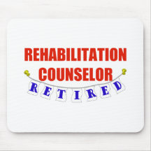 RETIRED REHAB COUNSELOR MOUSE PAD