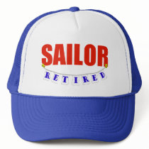 RETIRED SAILOR hats by NotWorking RETIRED SAILOR hats