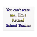 RETIRED SCHOOL TEACHER POST CARDS