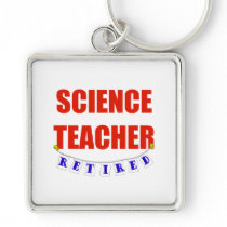 RETIRED SCIENCE TEACHER KEY CHAIN