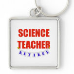 RETIRED SCIENCE TEACHER KEY CHAIN