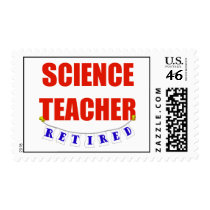 RETIRED SCIENCE TEACHER postage