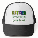 Retired SENIOR DISCOUNT hats