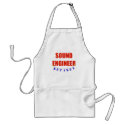 RETIRED SOUND ENGINEER aprons by NotWorking RETIRED SOUND ENGINEER aprons