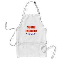 RETIRED SOUND ENGINEER aprons by NotWorking RETIRED SOUND ENGINEER aprons