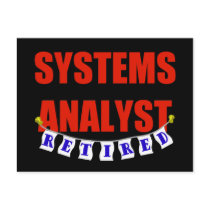 RETIRED SYSTEMS ANALYST POSTCARDS