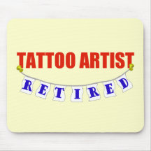 RETIRED TATTOO ARTIST MOUSE MATS