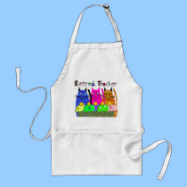Retired Teacher Apron Cats and Cupcakes aprons