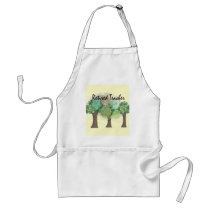Retired Teacher Artsy Trees Design Gifts Aprons