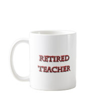 retired teacher copy coffee mug