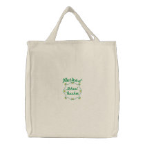 Retired Teacher Embroidered Bag embroidered bags by retirementgifts Retired Teacher Embroidered Bag embroidered bags