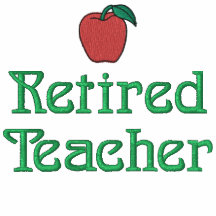 Retired Teacher Embroidered Shirt