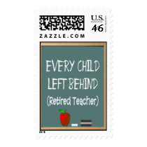 Retired Teacher Postage Stamps