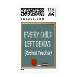 Retired Teacher Postage Stamps
