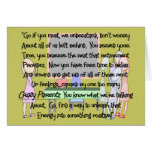 Retired Teacher Story Art Gifts "Crazy Parents" Greeting Card