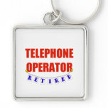 Retired Telephone Operator Key Chains