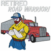 Retired Truck Drivers Embroidered Shirt embroidered shirts