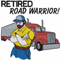 Retired Truck Drivers Embroidered Shirt embroidered shirts