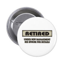 RETIRED. Under New Management Pinback Buttons